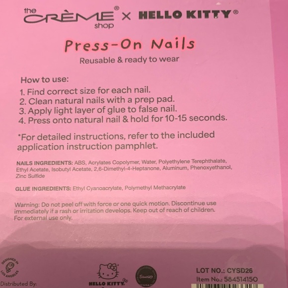 🆕-Hello Kitty Halloween Press-On Nails - Picture 3 of 6